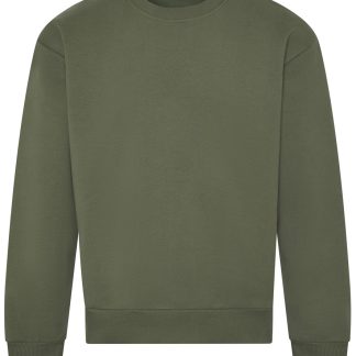 earthy green heavy sweater front